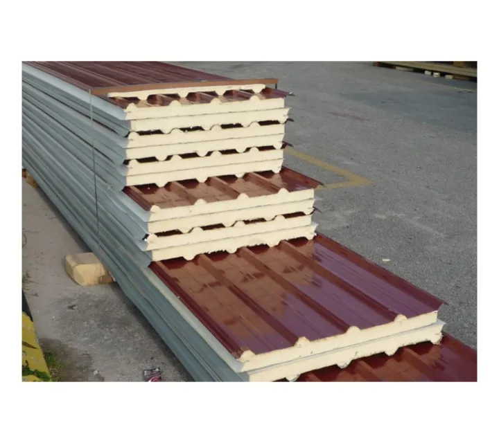 Sandwich Panel Fire Proof Interior / Exterior Wall Panel Decorative Heat Insulation Metal Panel