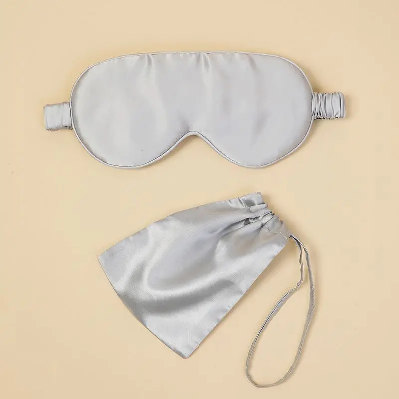 Taihu Snow Custom 25Mm Pure 100% Mulberry Luxury Silk Sleep Heat Eye Mask Logo