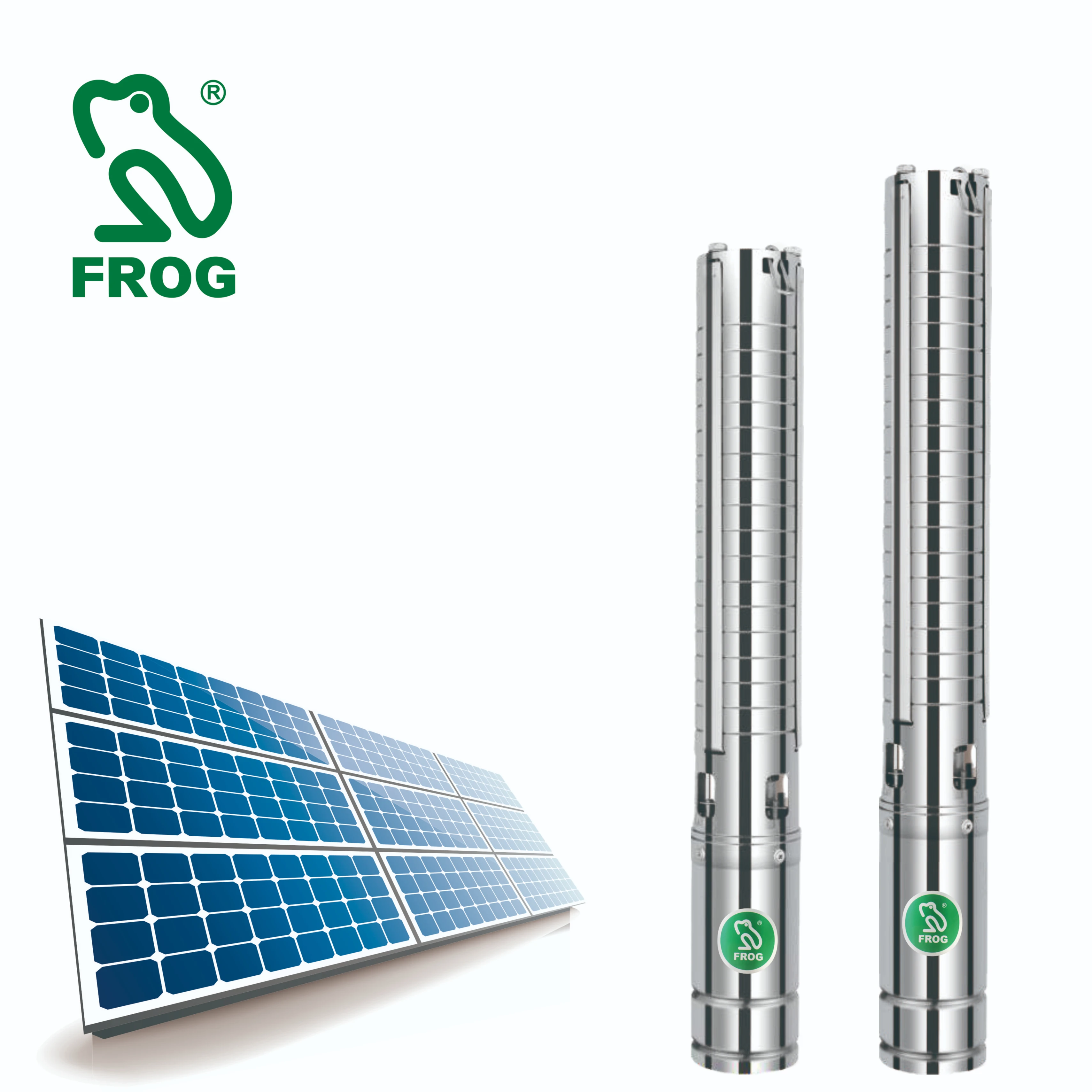 solar water pump for agriculture 3inch 48v DC Brushless Powered  Submersible Pump