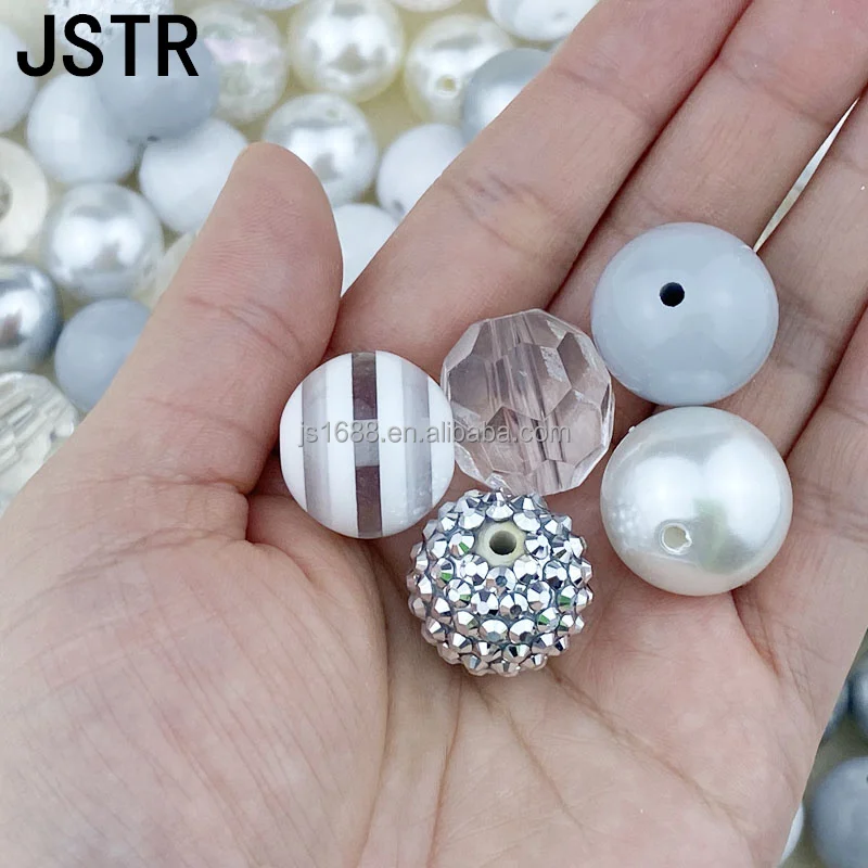 100pc/bag 20mm green grinch christmas chunky beads for jewelry making acrylic bubble gum beads for pens bulk beads crafts