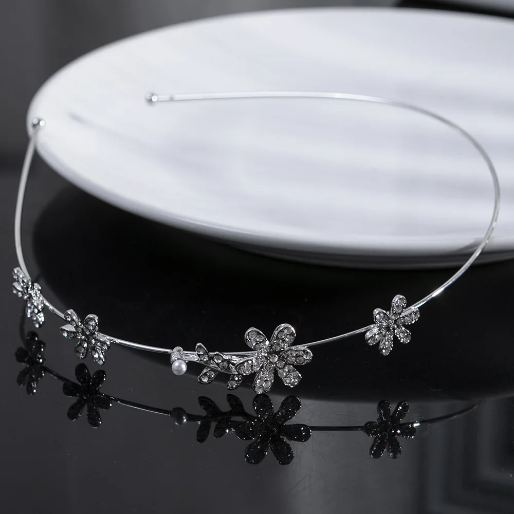 Metal Rhinestone Headband for Women Wedding Party Hair Accessories Kid Hair Accessories