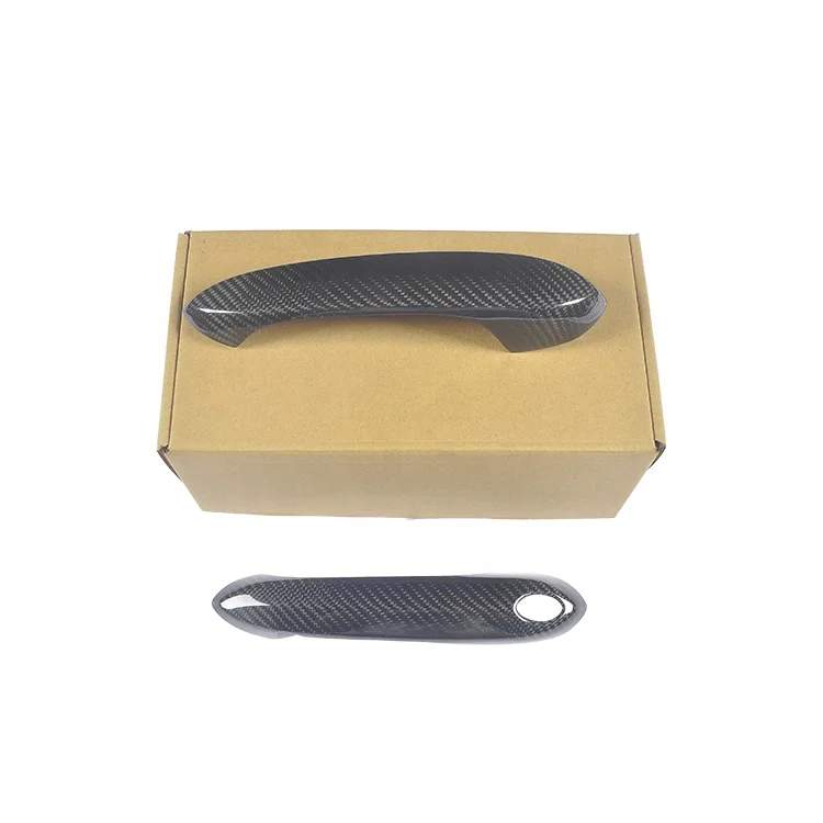 Real Dry Carbon Fiber Car Exterior Accessories For BMW X3 X4 X5 G30 Supra Door Handle Cover Trims 2pcs