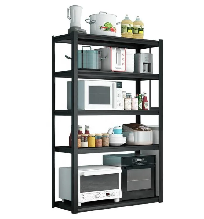 
Изготовленная на заказ кухонная полка из углеродистой стали черного цвета полка для хранения кухонные стеллажи 