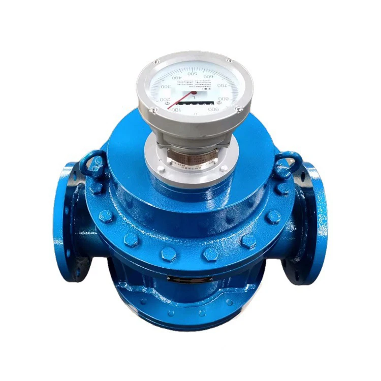 Professional Mechanical Diesel Flowmeter High Viscosity Asphalt Oval Gear Flow Meter