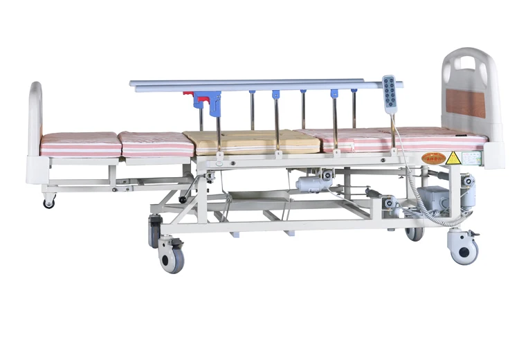 Factory Price Multifunctional Multi-function Electric Power Medical Hospital Nursing Patient Sickbed Bed With Prevent Side Slide