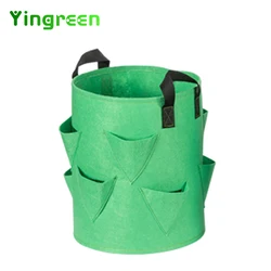 5 7 10 Gallon Vegetable Strawberry Potato Container Grow Bag Plant Nursery Pots