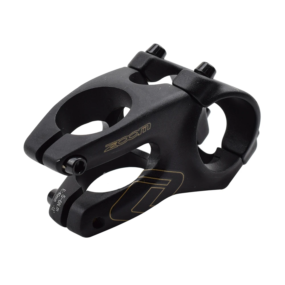 ZOOM TDS-605 Alloy Bike Stem 28.6*31.8mm Aluminium MTB Mountain Bicycle Stem 12 Degree Road BMX Handlebar Stem CNC 40mm / 50mm