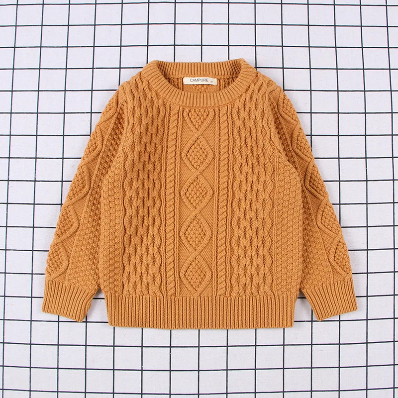 
China Factory Kids Girls Clothes 1-7Y Fall Knitwear Children Sweater 