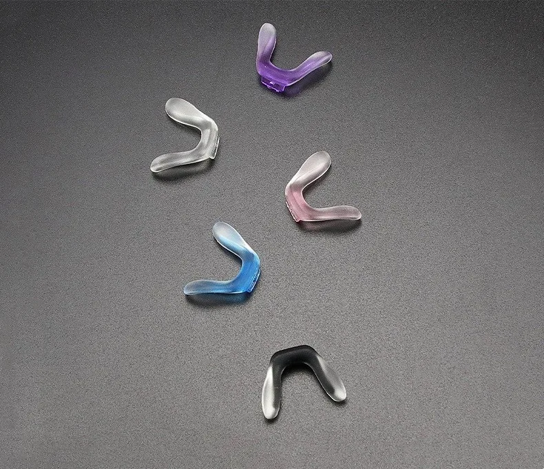 Silicone Children Adults U shape Glasses Nose Pieces Guards For Replacement Repair Kits Parts