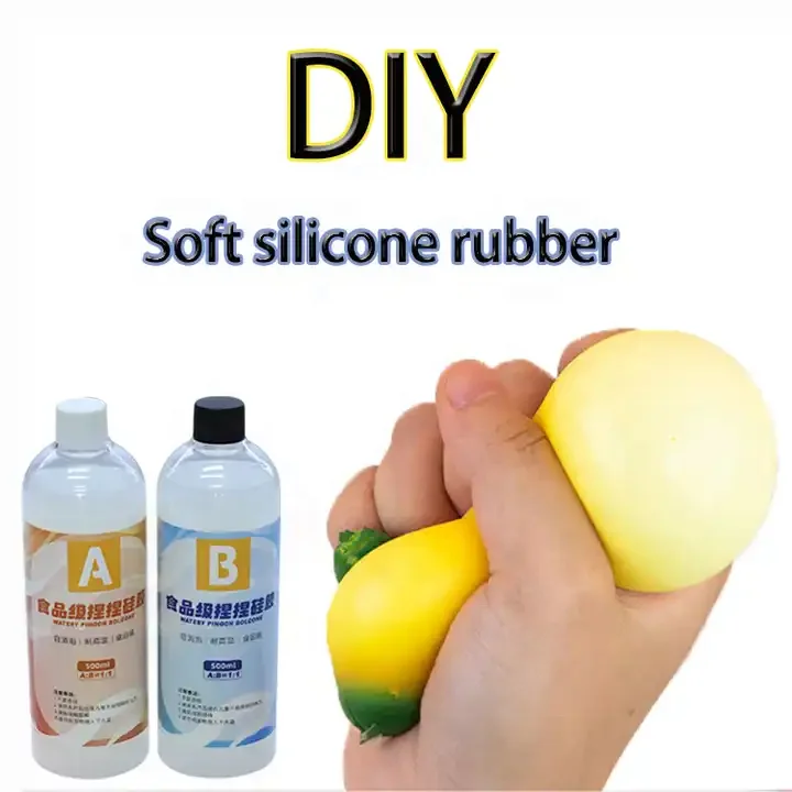 Art Relieve Stress Product liquid silicone Diy Hand Mold Cat Claw Decompression Toy Kneading Rubber