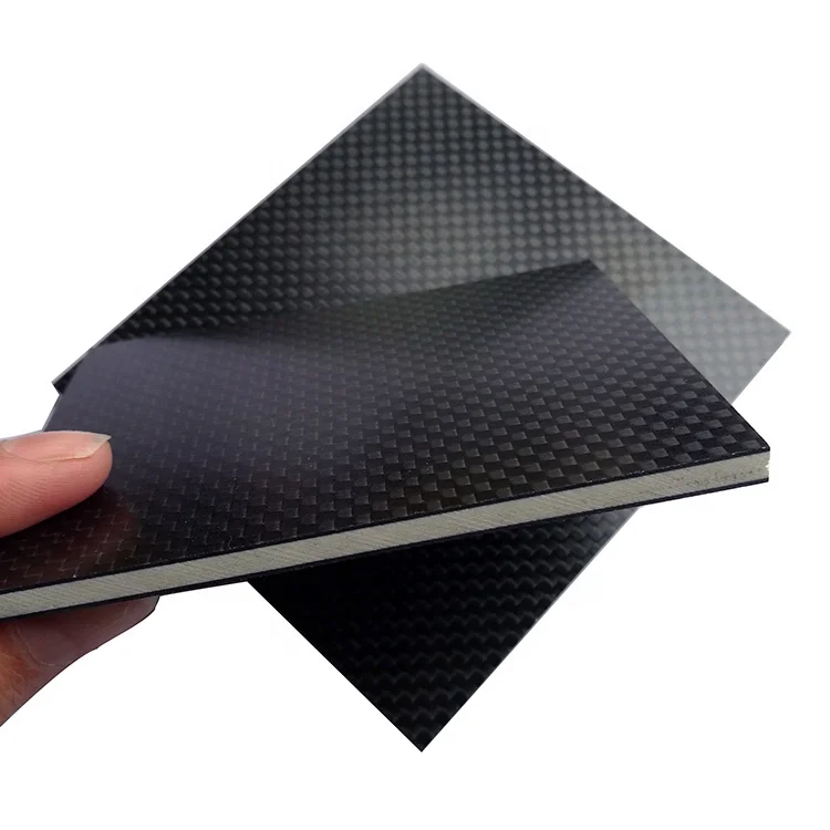 Super light carbon fiber  foam sheet plate  Carbon Fiber Sandwich Plate 2mm-10mm