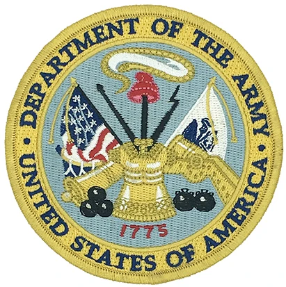 High Quality Police Garment Uniform Military For Clothes Embroidery Patch Laser Cutting