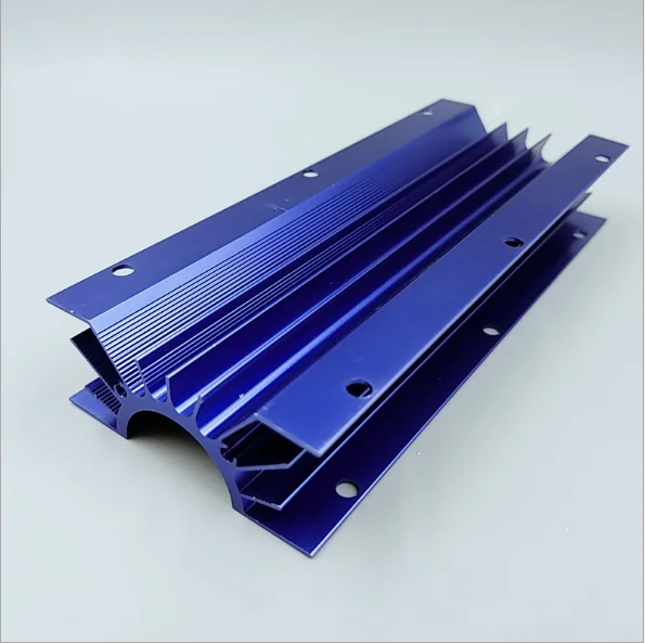  Drawing CNC machining Aluminum Heat Sink Anodized Surface For