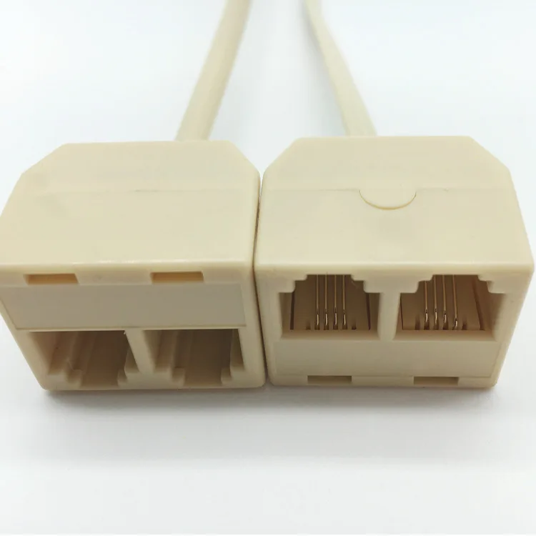  Кабель rj11 6p4c 6P4C папа-двойной rj45 мама Rj11 шнур male к двойному Женский