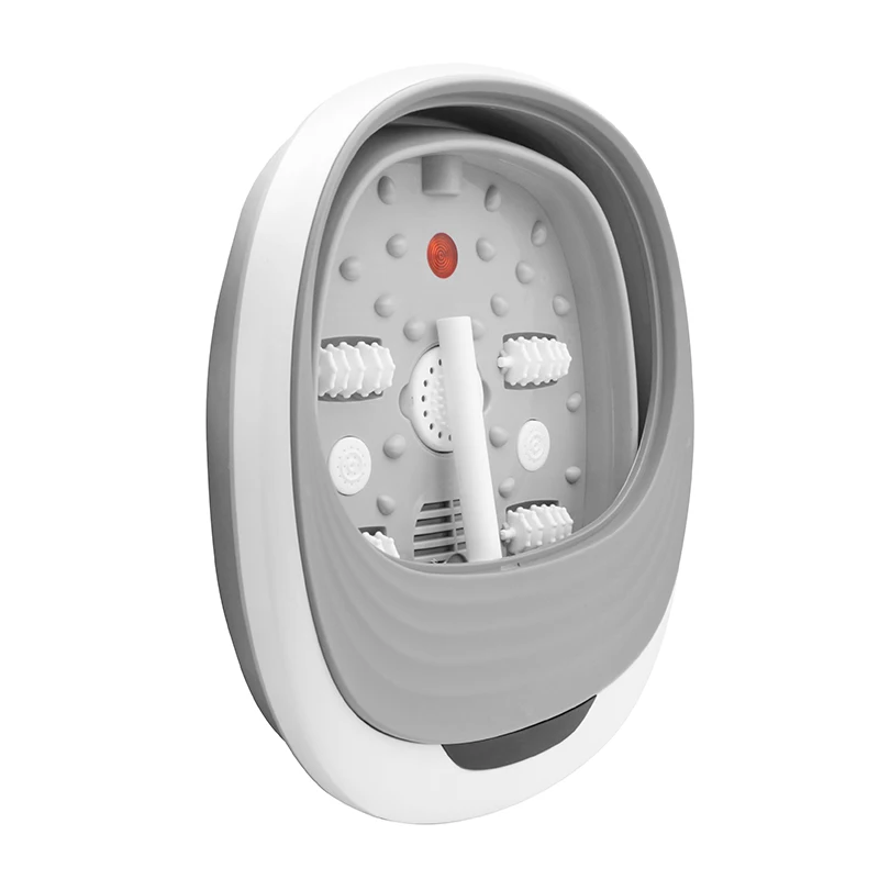 New Portable foldable infrared shiatsu reflexology foot massage electric heat bubble bath massager foot spa bath massager