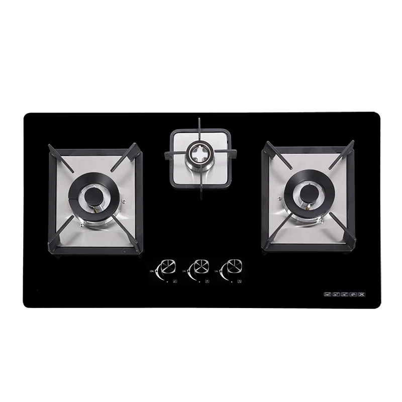 Gas Stove Spare Oem Design Home Kitchen Appliance 3 Burner Gas Hob Super Flame Gas Cooker Cooktops