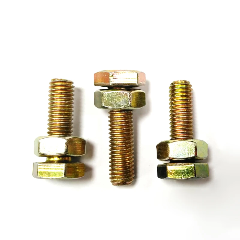 Manufacturer wholesale 5.8 grade u bolt screw fastener High Strength  8.8 grade M8 hex head bolt and nut