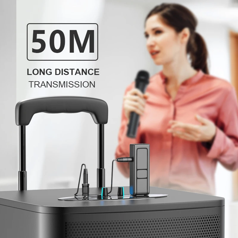 Universal V-Segment New Vhf Wireless Microphone Usb Wireless Handheld Microphone