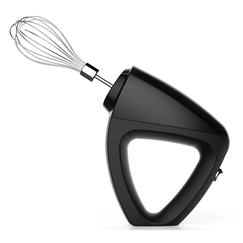 Flat End 304 Stainless Steel Dual Dough Hook Wireless Small Egg Beater Cordless Electric Whisk