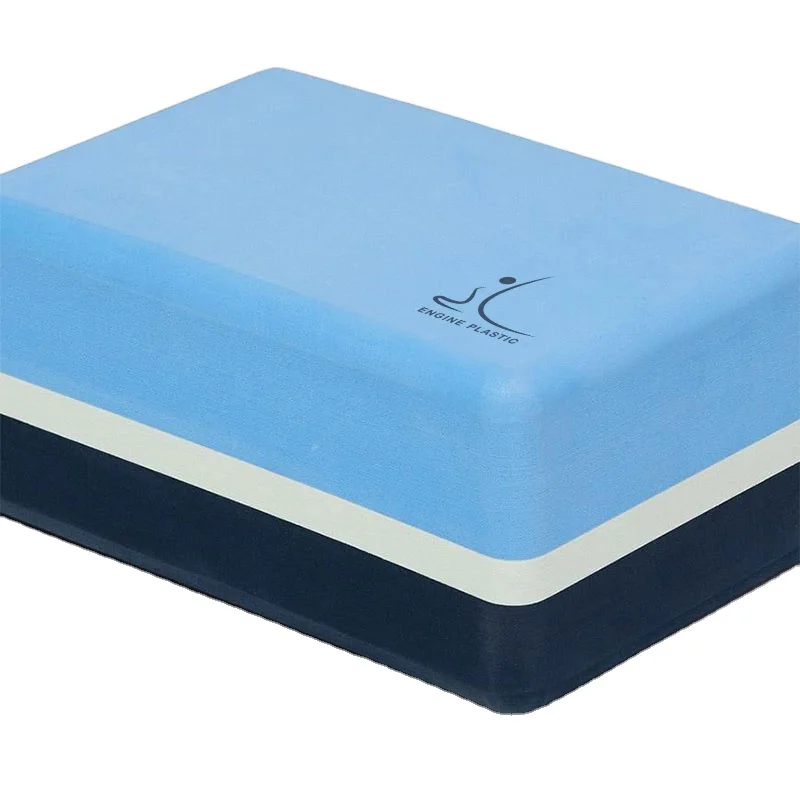 OEM Wholesale High Quality Non Slip Waterproof Engraved Eco Friendly EVA Foam Grey Color Yoga Blocks