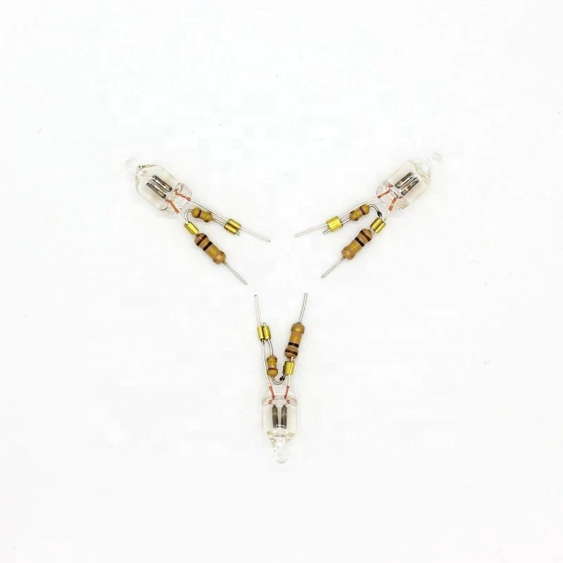 Neon lamp/neon bulb, neon tube  with parallel resistor