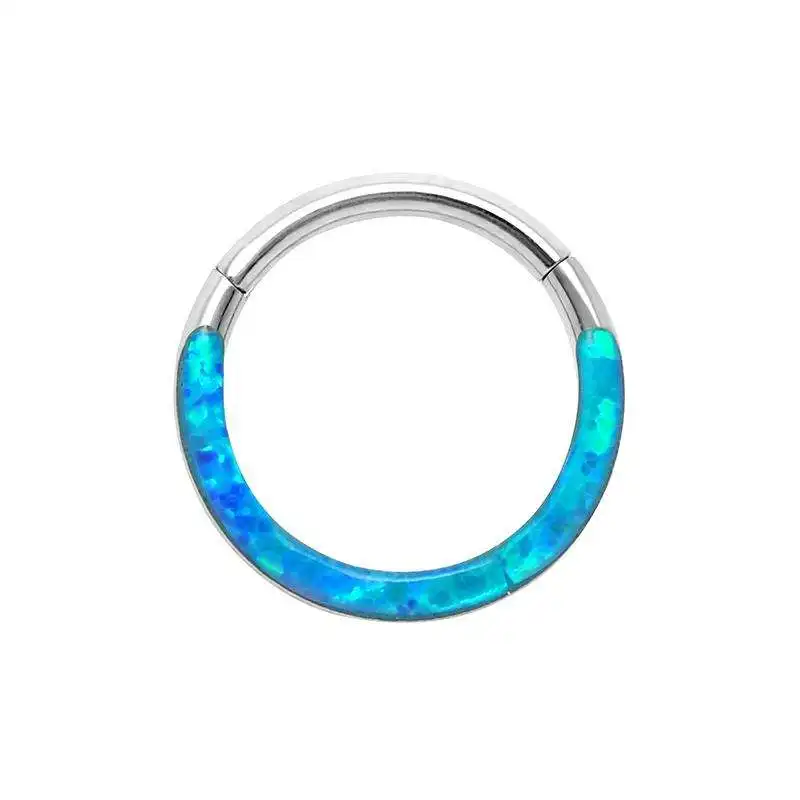 Wholesale Custom Neutral Style Attractive Nose Hoop Ring F136 Titanium Women Sexy Navel Ring Piercing Bulk Piercing Jewelry