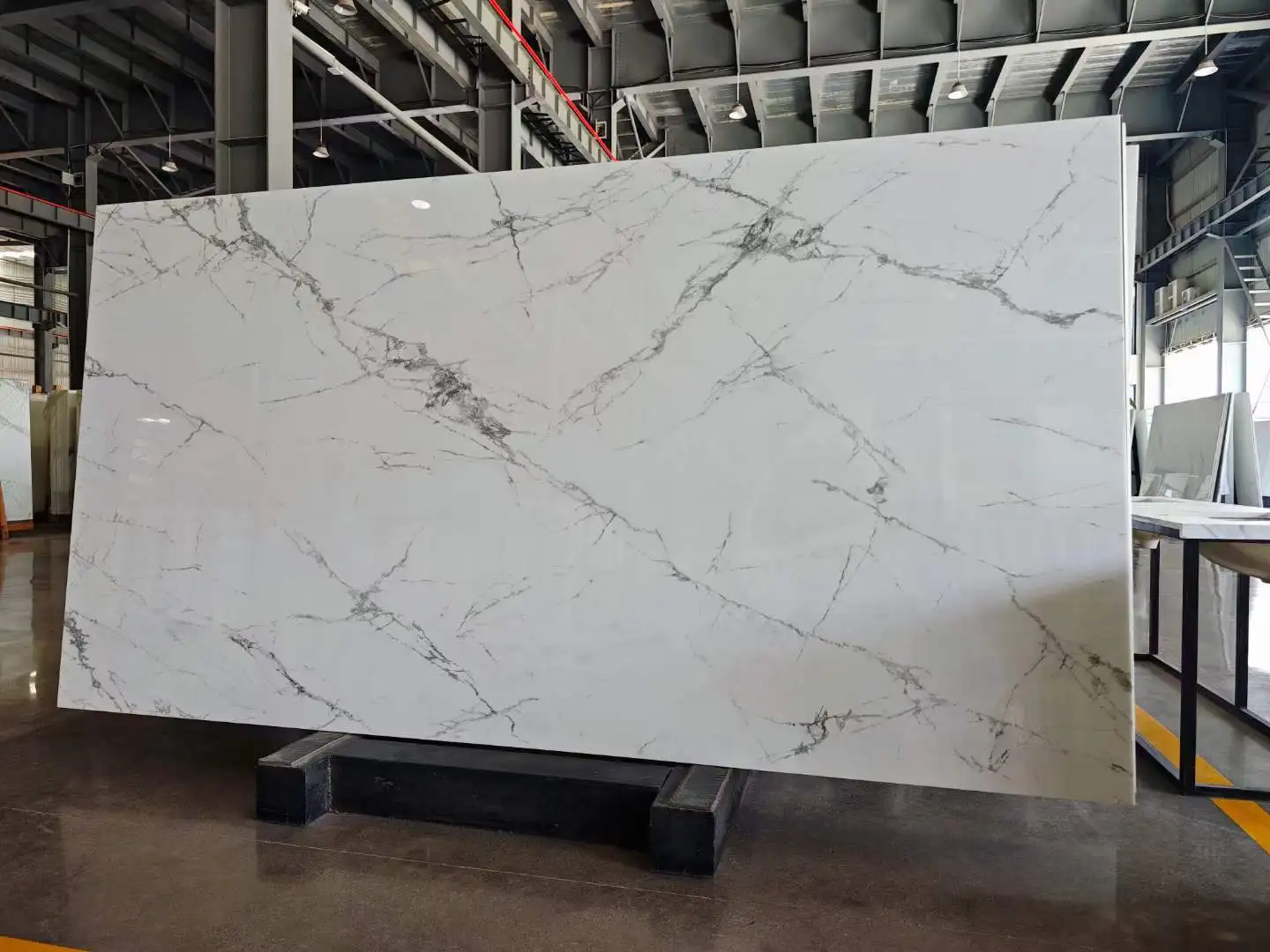 Book match white nano glass table top nano glass floor tiles low price china wholesale wall stone veneer