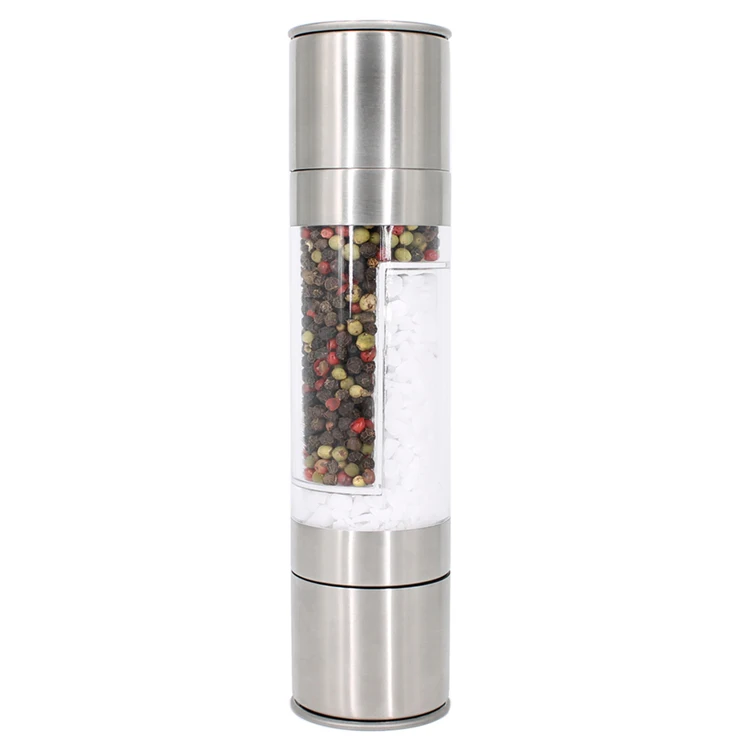 2 in 1 manual salt and pepper grinderpepper Mill  with double ended design