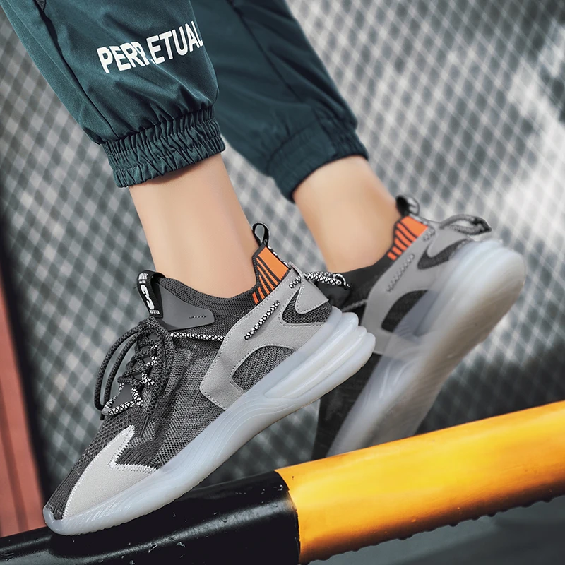 Summer men shoes Korean trend wild breathable mesh daddy shoes sports casual men shoes