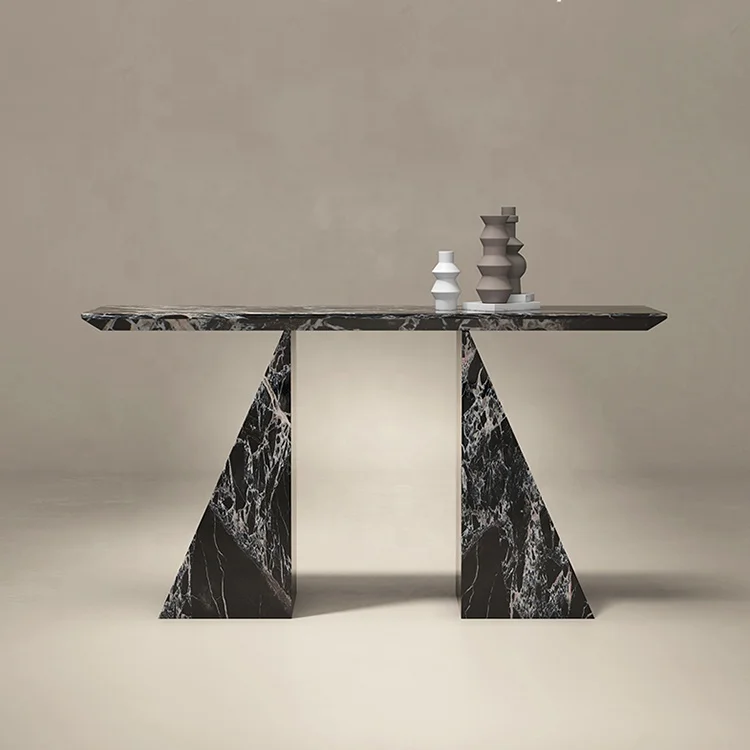 Mebel home furniture modern italian marble console table living room entryway console table