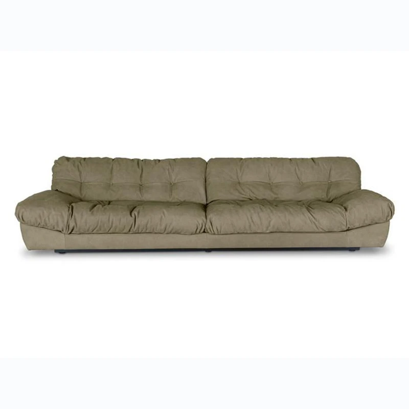 Cloud sofa Leather upholstery small apartment sofa Fabric sofa