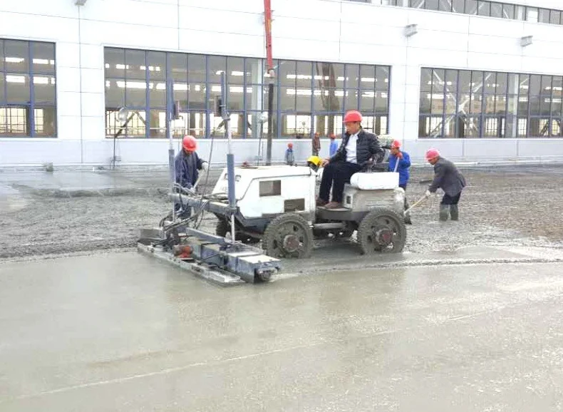 Factory supply 3KW Hand held Laser Leveling Machine Two Wheels Electric Laser Concrete Screeds