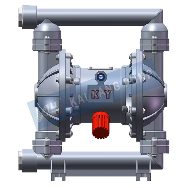 Side Inlet And Outlet QBY-KB32LL Aluminum Pump Pneumatic Explosion-Proof It Has Good Self-Priming Ability