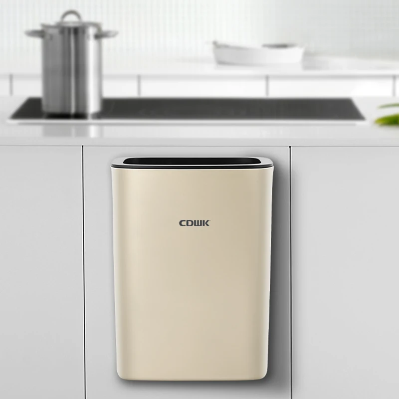 CDWK настенная пластиковая мусорная корзина для кухни, 6 л, мусорная корзина CD-7068