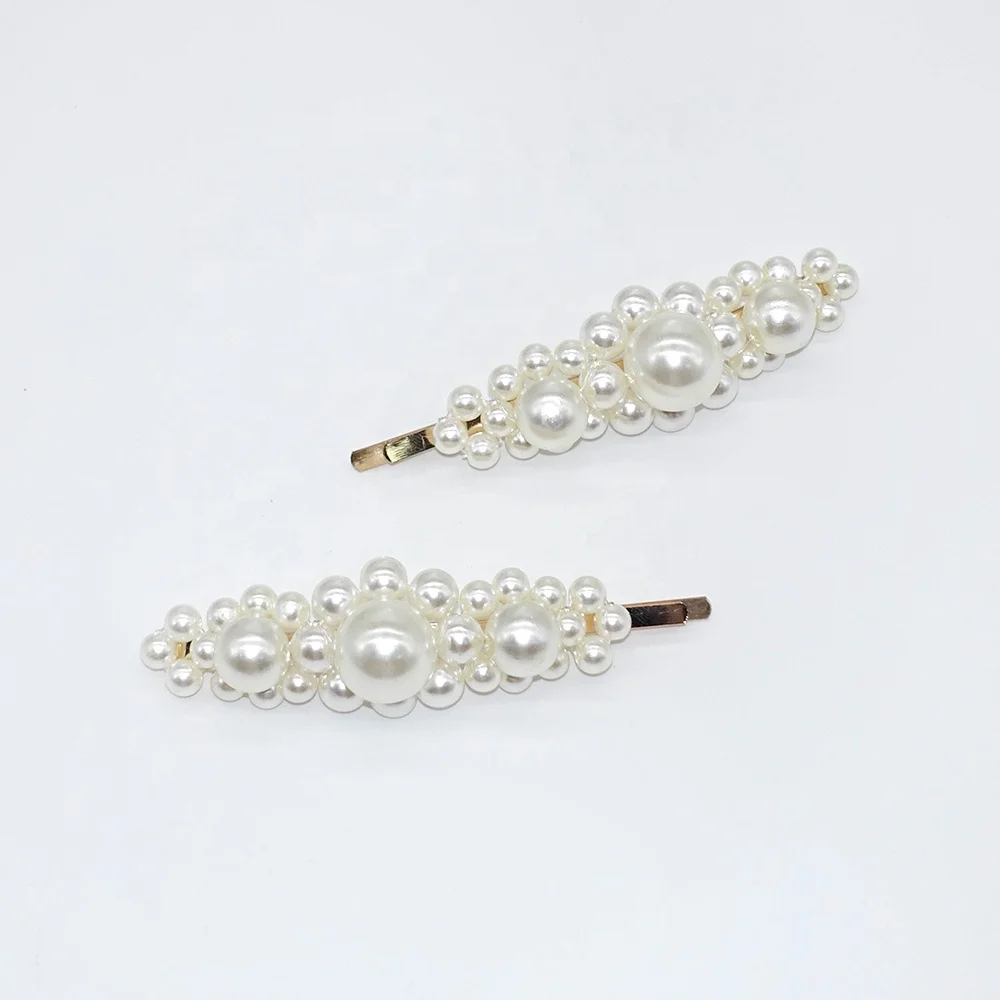 Pearl Design Barreet Clip Hair Pins Ladies Fancy Hiar Clips