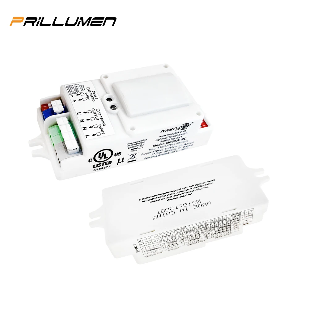 ON-OFF Function Smart Microwave Dimmable Sensor For LED Lamp Light