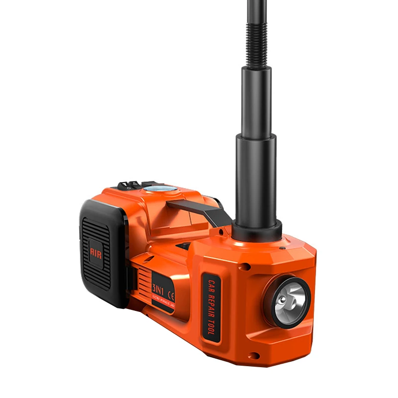 12V Electric Hydraulic Jack with Wrench & Inflation Pump Car Jack for Small SUV & Sedan Jacks for Vehicle Maintenance