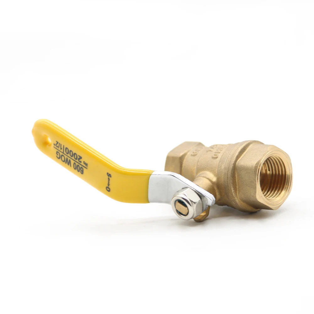 High Quality Support customization Full port WOG600 Female thread brass ball valve for water oil gas use