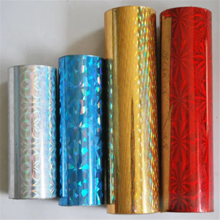High Quality Nebula Holographic Rainbow Hot Stamping Foil for Plastic Bottle