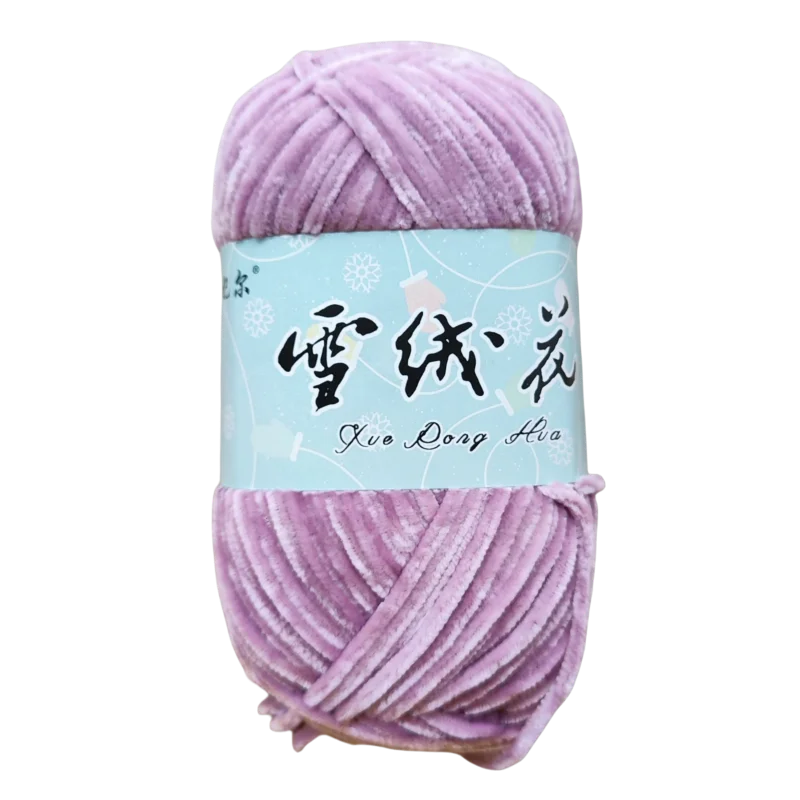 Вязание крючком средняя толстая нить бархатная секция из синели окрашивание и ткачество кукольные шарфы шляпы оптовая продажа со склада