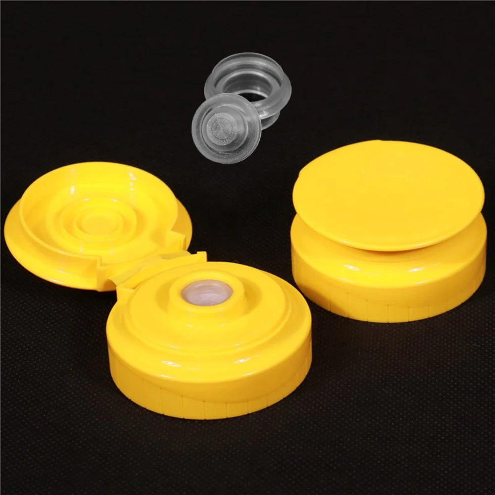 38/400 Honey bottle caps wide mouth Recyclable screw cap with silicone valve