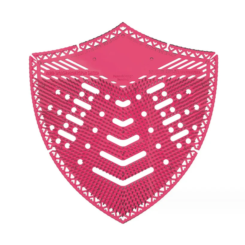 High Quality Free Custom Logo Printed anti-splash Urinal Screen deodorizer mats for Washroom toilet Urinal Screens manufacture