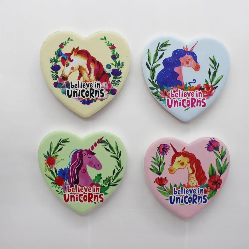 Best factory custom  sublimation ceramic fridge magnet