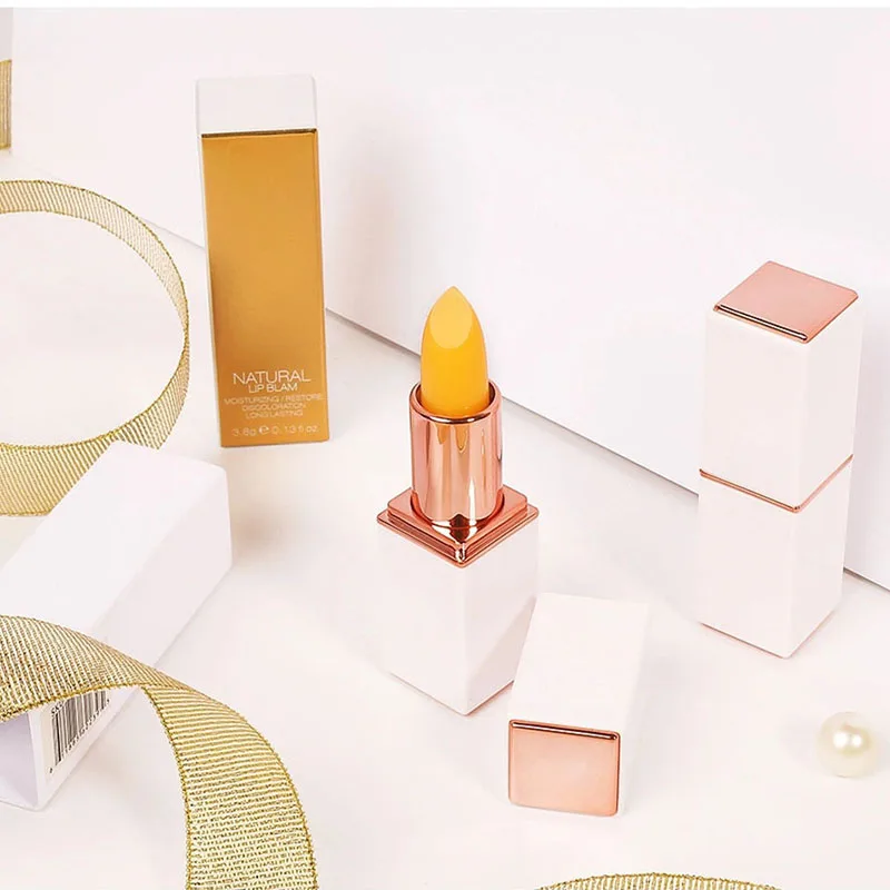 Бальзам для губ, меняющий цвет, розовый, пухнущий Уход за губами, натуральный медовый, увлажняющая гладкая помада на заказ, OEM, бальзам для губ