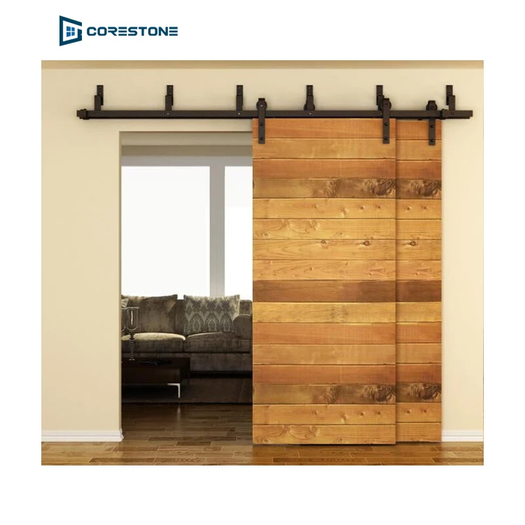 Sliding wooden interior barn door for sale