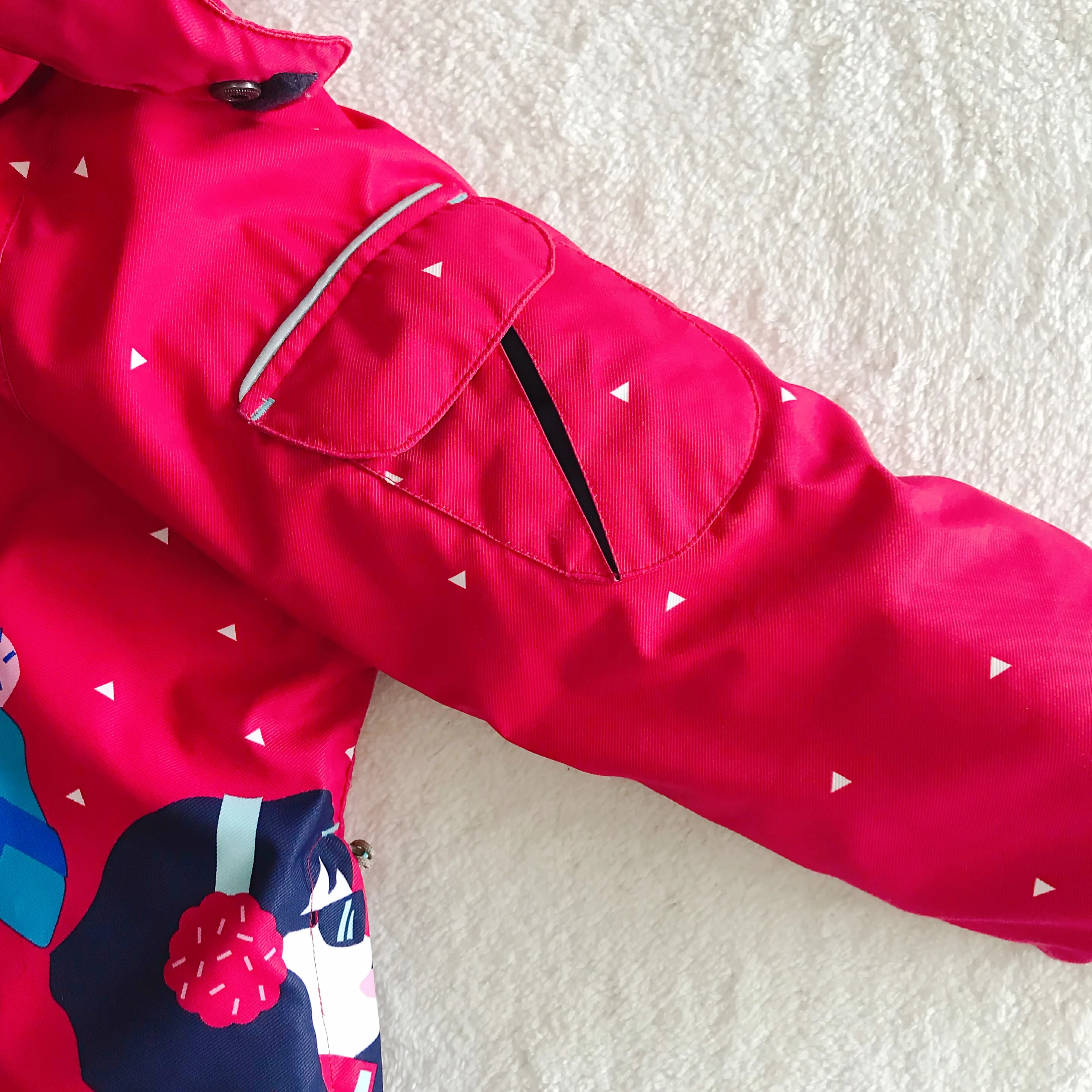 
Children custom outdoor ski suits winter thickened warm sportswear snowsuits kids waterproof ski jacket 