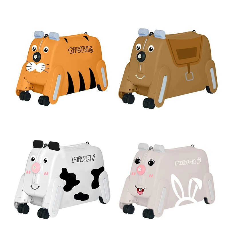 Kids  trolly bags travel trolley,rolling suitcase for kids,cartoon cute animal toy with wheels