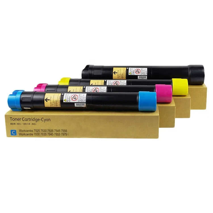 China premium Compatible for Xerox phaser 7800  Toner Cartridge 106R01569 106R01566 106R01567 106R01568