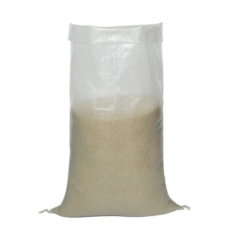 China factory low price new customized disposable transparent polypropylene woven sacks