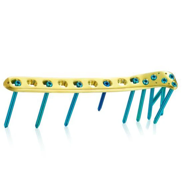 OEM Titanium Locking Compression Plate Implants & Interventional Materials for Tibial Plateau Fractures Treatment